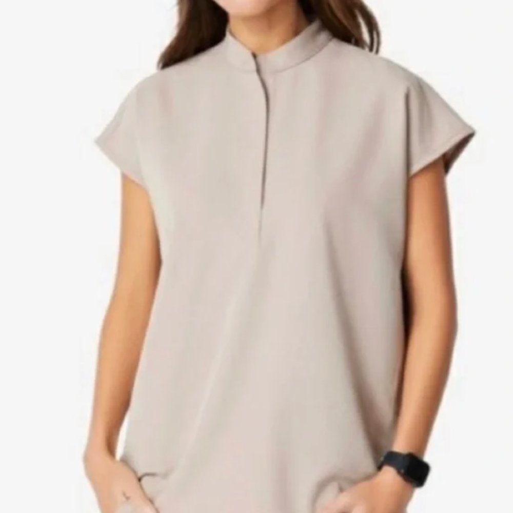 Figs Rafaela Scrub Top Bone XSmall